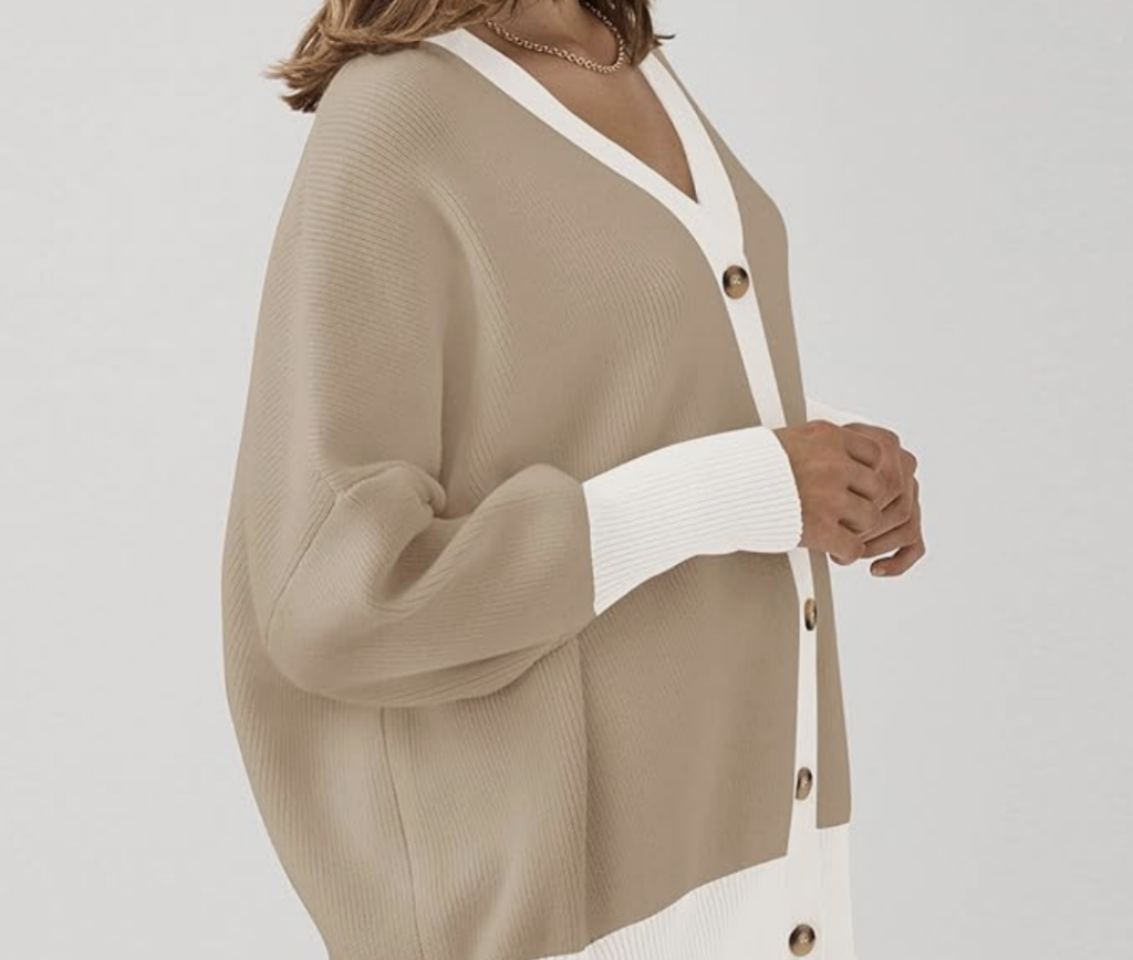 oversized zesica cardigan, gift ideas for nurses